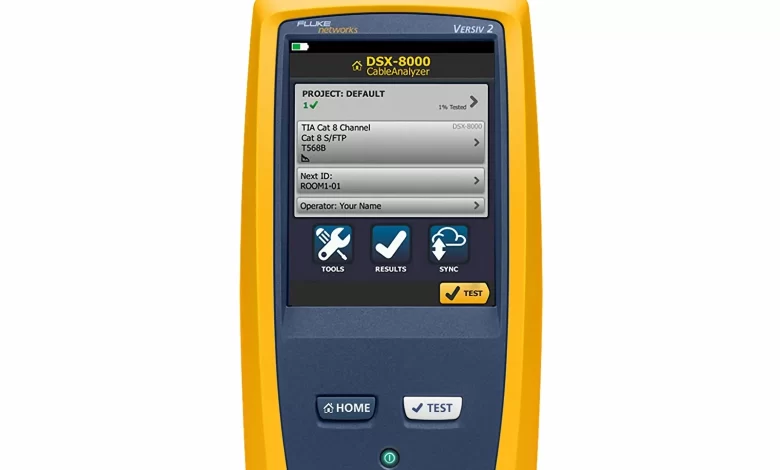 تست فلوک کابل شبکه در تهران مدل dsx-8000