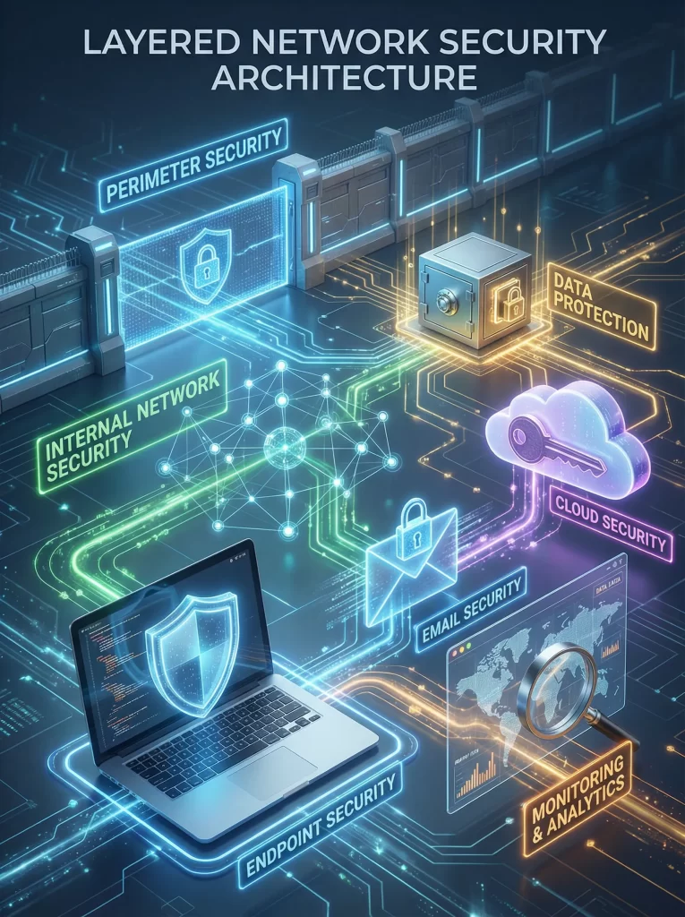 لایه های امنیت شبکه