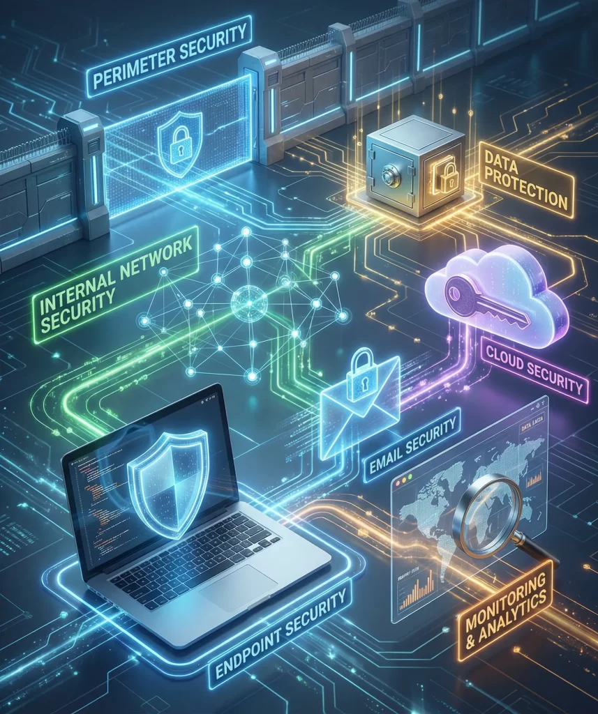 لایه های امنیت شبکه