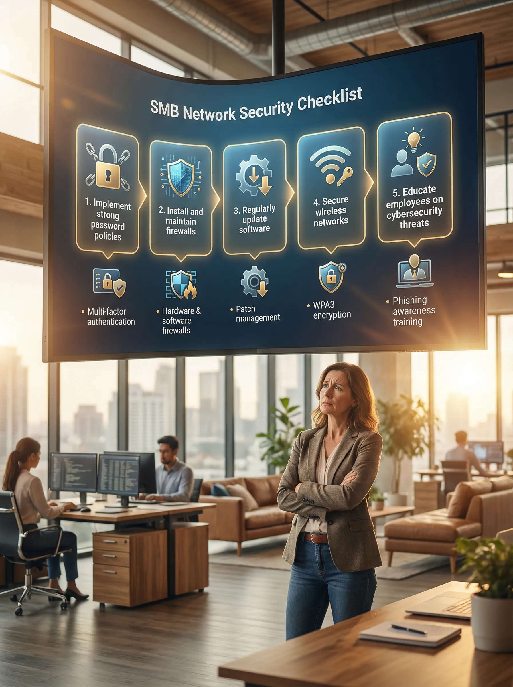 چک لیست امنیت شبکه