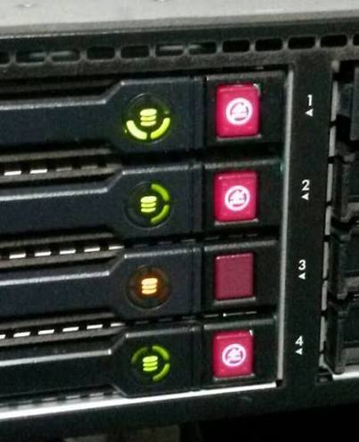 HP ProLiant DL380 G4 Server -LED Indicators