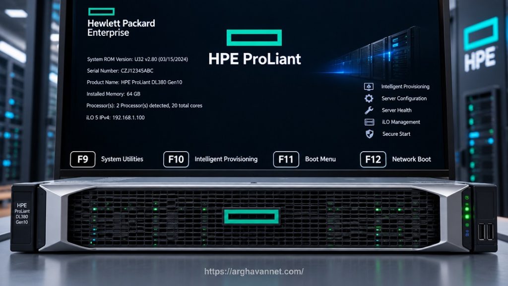آموزش بوت سرور HP؛ تنظیم Boot Order و بوت از USB