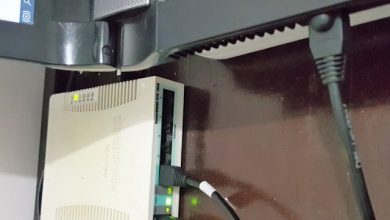 کابل اترنت برای نصب میکروتیک با کامپیوتر