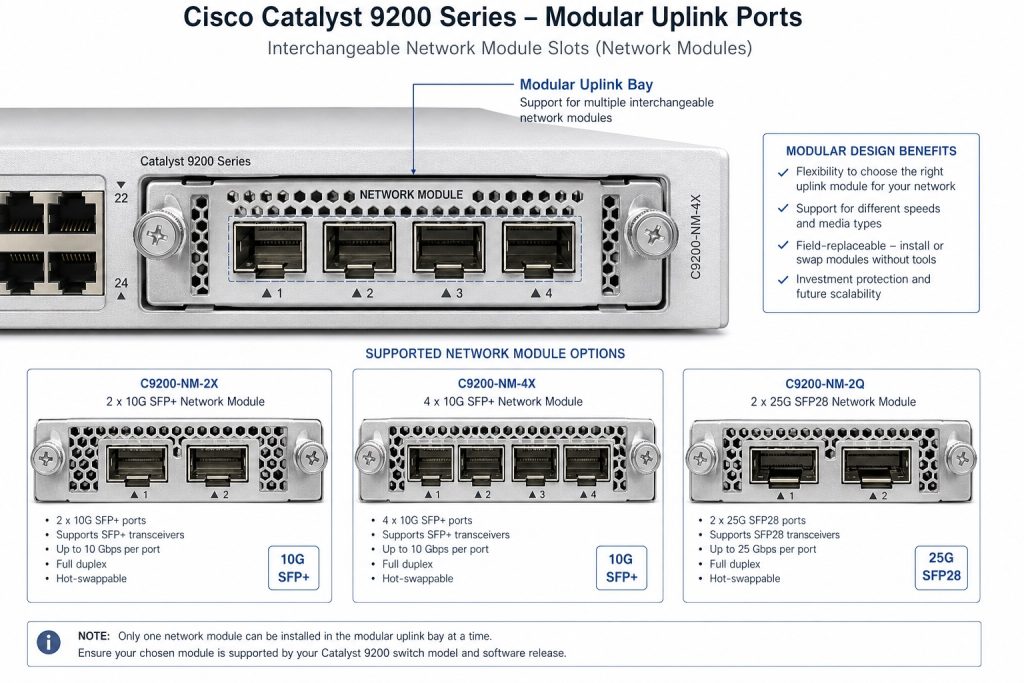 راهنمای کامل سوئیچ Cisco Catalyst 9200؛ انتخاب، ویژگی‌ها و کاربردها