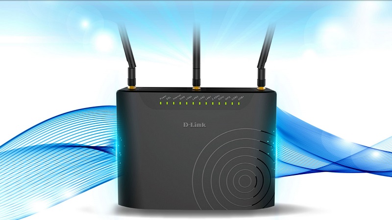 مودم D-Link مدل DSL-2877AL که برای تکنولوژیهای ADSL و VDSL استفاده می شود.