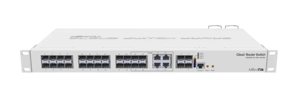 MikroTik CRS328-4C-20S-4S+RM سوئیچ روتر