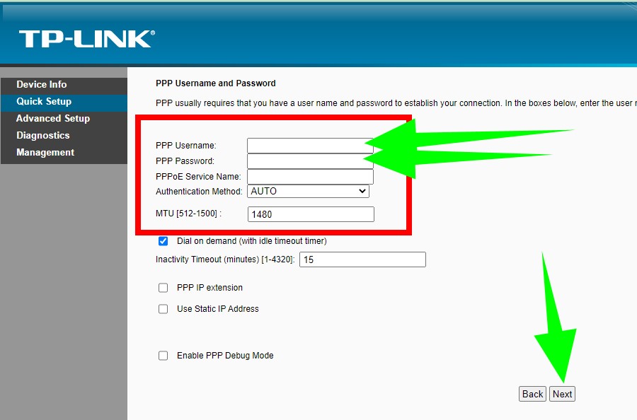 اننخاب آدرس Ip و تیک گزینه