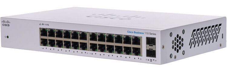 سوئیچ CBS110-24T سیسکو مناسب کسب و کارهای کوچک است زیرا قیمت مناسبی دارد.