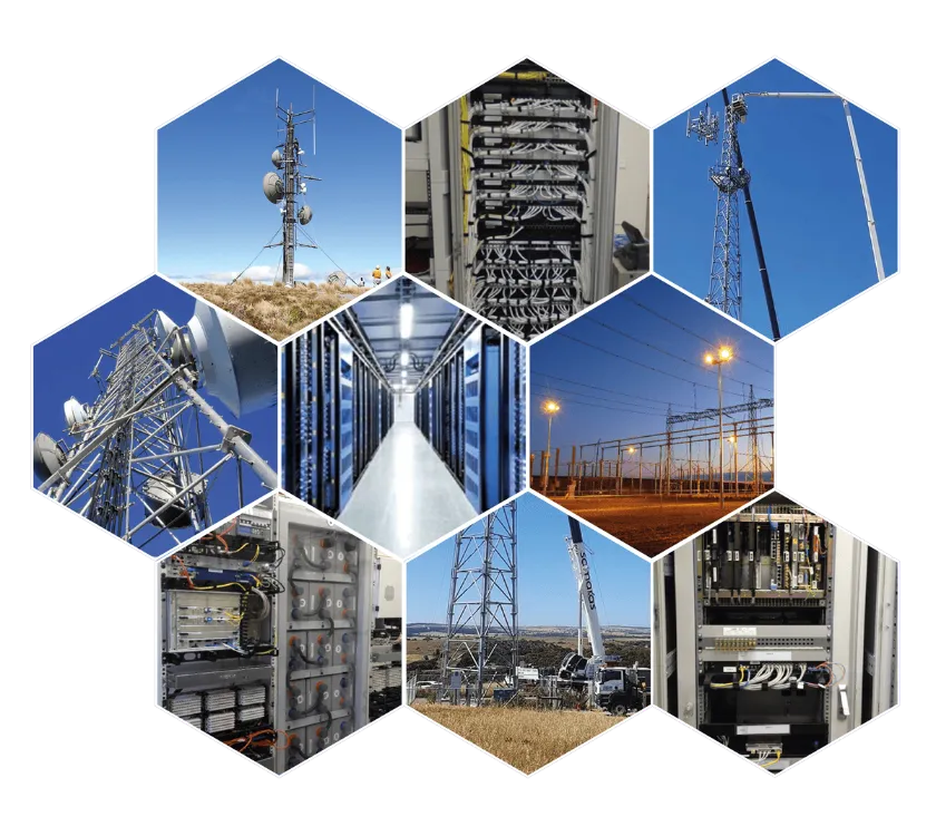 PSC-website-Telecoms-hexagon-montage-v2 Consulting on project implementation for radio and internet image transmission for companies