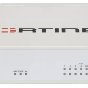 تصویر Fortinet FortiGate 50G — فایروال نسل جدید Fortinet با پورت‌ها و LEDهای وضعیت