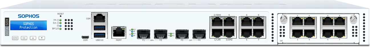 xgs-3100-front فایروال Sophos XGS 3100 با پورتهای GE، SFP، SFP+ و پورت مدیریتی