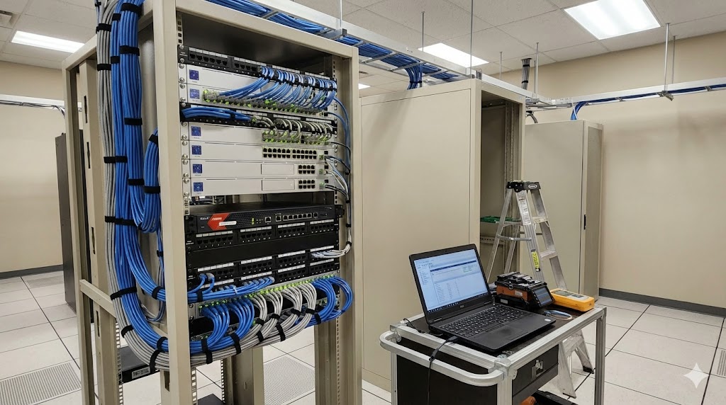 اجرای شبکه سازمانی با تمرکز بر پایداری، امنیت و حداقل اختلال در عملیات روزمره جرای شبکه سازمانی و پیادهسازی زیرساخت ارتباطی شرکت"