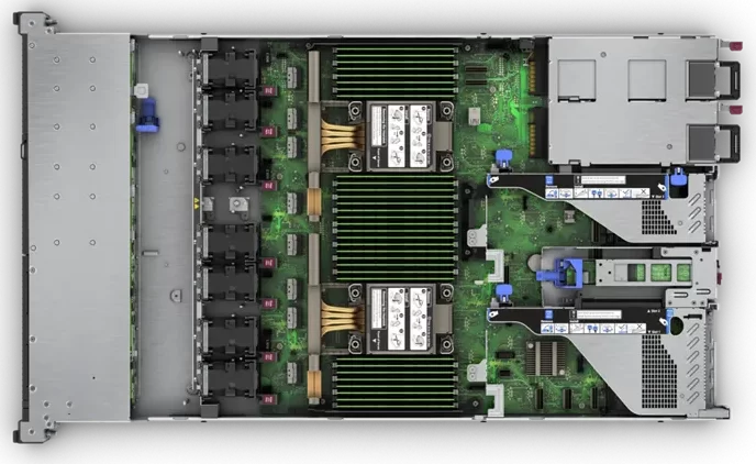 DL360 Gen11 نمای داخلی سرور 
